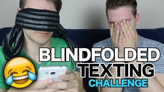 Blindfolded Texting Challenge  s Dennis Domian [upl. by Ewald232]