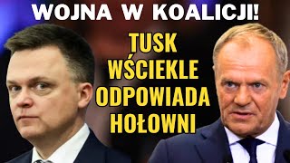 TO JUŻ WOJNA HOŁOWNIA KĄSA TUSK WŚCIEKLE SIĘ ODGRYZA GIERTYCH W PANICE [upl. by Deelaw]