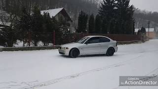 BMW E46 316TI VS SNOW [upl. by Ma]