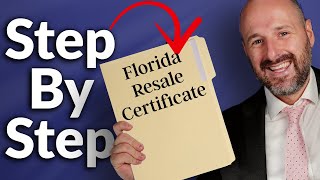 How To Get a Florida Resale Tax Certificate 2024 Update [upl. by Elokyn565]