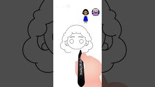 How to Draw Mirabel from Encanto Shorts drawingtutorial drawingforkids chuchutv drawingshorts [upl. by Byrdie181]