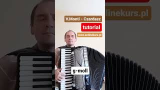 Czardasz  Vittorio Monti 🎶 accordion tutorial [upl. by Godbeare]