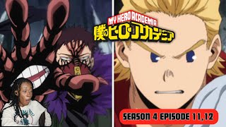 Lemillion vs Overhaul  My Hero Academia 4x1112 REACTIONN [upl. by Semaj]