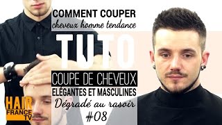 Tuto coiffure Une coupe de cheveux homme tendance HAIRFrance [upl. by Carolyne461]