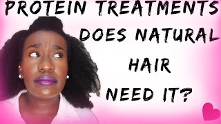 When to Use Protein Treatments amp Conditioners on Natural Hair [upl. by Aissatsana]