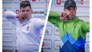 Viktor Orosz v Stas Modic – compound men gold  Slovenia 2022 Veronicas Cup [upl. by Oiramal]