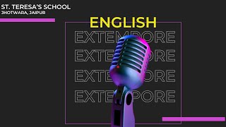 Spontaneous Speaking English Extempore [upl. by Fornof126]