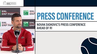 Novak Djokovic  Press Conference ahead of R128 IBI24 [upl. by Teriann]