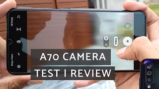 Samsung A70 Camera amp Video Test  Full Review [upl. by Aihsekram]