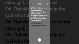 The Lumineers Ophelia  Lyrics [upl. by Castra]