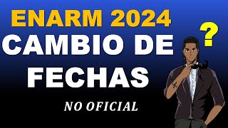 CAMBIO DE FECHAS ENARM 2024 EN VIVO [upl. by Aleahc]