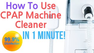 How to Use Portable Automative CPAP Machine Cleaner and Sanitizer  Silenflow Set Up Instruction [upl. by Yuhas]