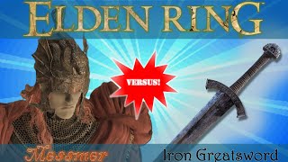 Iron Greatsword versus Messmer the Impaler sound recorded from inside my helm [upl. by September880]