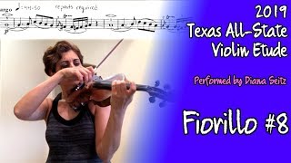 2019 TX AllState Etude  Fiorillo 8 with Accompaniment [upl. by Gaeta]