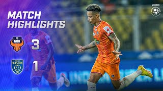 Highlights  FC Goa 31 Kerala Blasters FC  MW 16 Hero ISL 202223 [upl. by Llerrad]