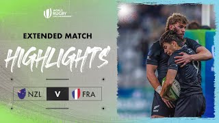 12 TRY THRILLER  New Zealand v France  World Rugby U20 Championship 2024 Extended Highlights [upl. by Decca800]