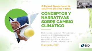 Taller de conceptos y narrativas sobre cambio climático [upl. by Ardnazil]