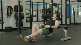 Single Leg Dumbbell Hip Thrust Full Tutorial  Glute Exercises for Beginners [upl. by Pegma234]