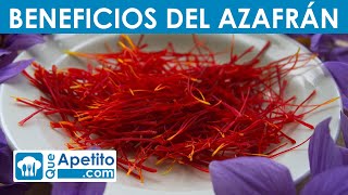 8 Propiedades y Beneficios del Azafrán  QueApetito [upl. by Cenac]