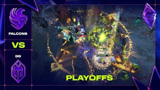 WINNER TO QUARTERFINALS GAIMIN GLADIATORS vs FALCONS  Official Highlights  BLAST Slam I Dota 2 [upl. by Tore]