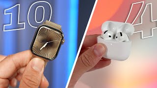 Jai pris en main les nouveaux AirPods 4 et Apple Watch Series 10 [upl. by Yeliab752]