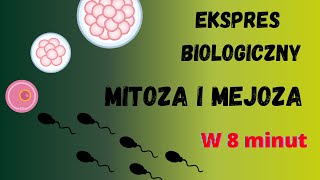 Ekspres biologiczny  Mitoza i Mejoza Biologia rozszerzona do matury [upl. by Buehler]