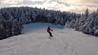 Sugarbush Resort Vermont  Early Season Snowboarding [upl. by Nit]