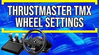 Best F1 22 Wheel Settings for Thrustmaster TMX Pro [upl. by Tyre]