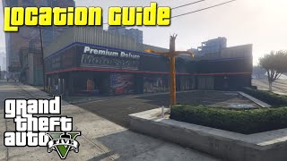 GTA 5  SIMEON DEALERSHIP LOCATION GUIDE [upl. by Ecirtel63]