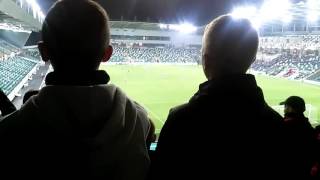 Cliftonville fans singing Grace vs Linfield [upl. by Pierson]