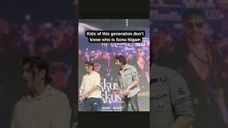 Kids dont know who is Sonu Nigam this video has broken my heart 💔  singing shorts sonunigam [upl. by Eadahs]