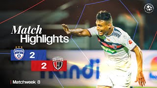 Match Highlights  Bengaluru FC 22 NorthEast United FC  MW 8  ISL 202425 [upl. by Hecker]