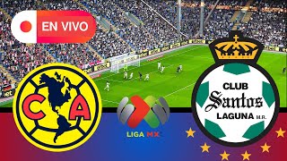 ⚽EN VIVO AMERICA VS SANTOS  Mexican Liga BBVA MX 2024  eFootball PES 21 Simulation [upl. by Led]