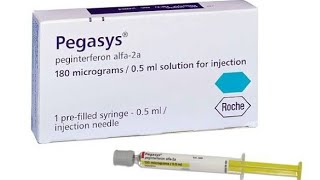 Pharmacology of Pegylated Interferon Alfa Peginterferon Alfa 2a  Mechanism of action Uses [upl. by Yrohcaz]