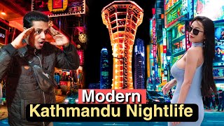 Modern Kathmandu Nightlife  Thamel Developing Area  Thamel Bazar Nightclubs  Nepal Nightlife [upl. by Ordnas]