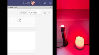 Testing Kuando FreeBusy Lights with Microsoft Teams [upl. by Annadroj]