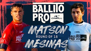 Kade Matson vs Lucca Mesinas  Ballito Pro  Round of 16 Heat Replay [upl. by Tolkan]