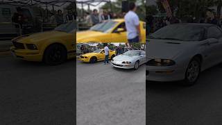 Chevrolet Camaro Z28 vs Ford Mustang arrancones Elite Team HGO 2024 [upl. by Eisoj221]