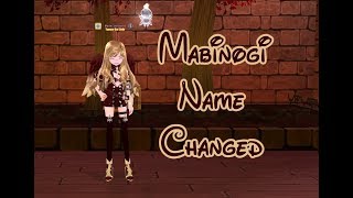 Mabinogi Name Changed [upl. by Reckford]