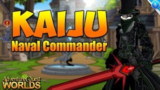 How to get Kaiju Naval Commander AQW AdventureQuest Worlds [upl. by Na]