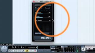 Cubase 6 303 Cubase TNT Tips and Tricks 1  20 Using the Arpache 5 Arpeggiator [upl. by Einnahc]