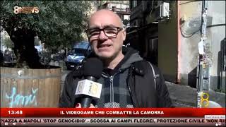 Il videogioco napoletano Napuland intervista canale 8 [upl. by Anatlus]