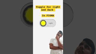 Light and dark mode toggleuidesign toggle webdesign figma prototyping uxdesign uidesign [upl. by Suzy603]