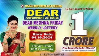 LOTTERY SAMBAD DEAR 1 PM 04102024 NAGALAND LOTTERY LIVE DEAR LOTTERY LIVE LOTTERY SAMBAD [upl. by Anigriv392]