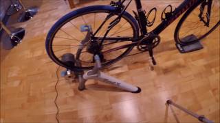 Tacx Flow Smart T2240 Trainer unboxing and get started  Specialized Roubaix [upl. by Einaeg471]