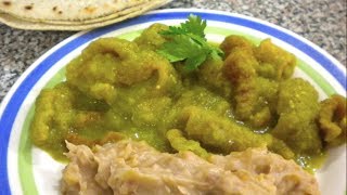 CHICHARRON EN SALSA VERDE  Vicky Receta Facil [upl. by Aleb223]