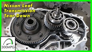 Nissan Leaf TransmissionGearbox Teardown [upl. by Atilehs]