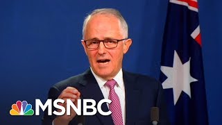 Australian Prime Minister Does Donald Trump Impression  All In  MSNBC [upl. by Anegal]