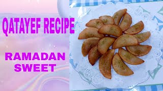 QATAYEF RECIPEARABIC SWEET FOR RAMADAN [upl. by Allx]