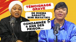 TÉMOIGNAGE GRAVE DE RHEMA SABAOTH  MIMI MAVATIKU [upl. by Wendalyn996]